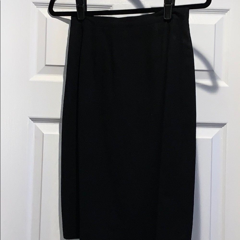 Albert Nipon Vintage Black Wool Suit - image 5